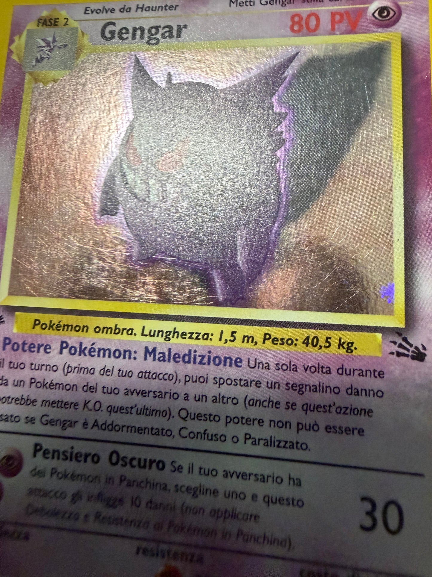 Gengar Holo 5/62 1º edizione