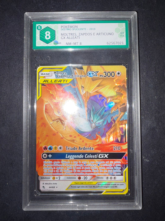 Moltres, Zapdos e Articuno Gx alleati 44/68 grad 8