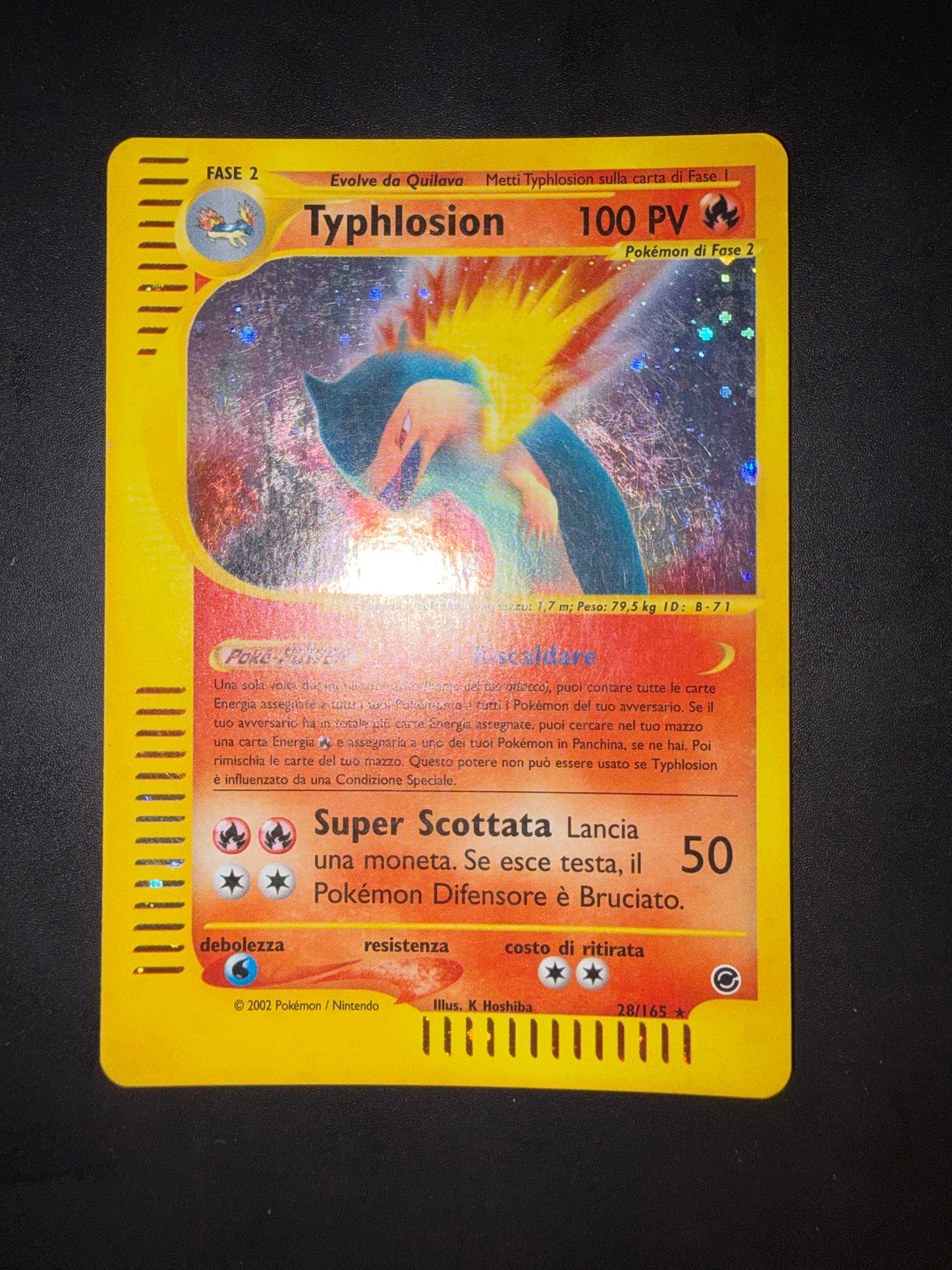 Typhlosion Holo 28/165