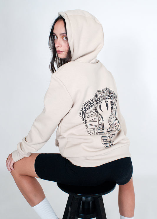 Hoodie Jungle Cobra - Sabbia