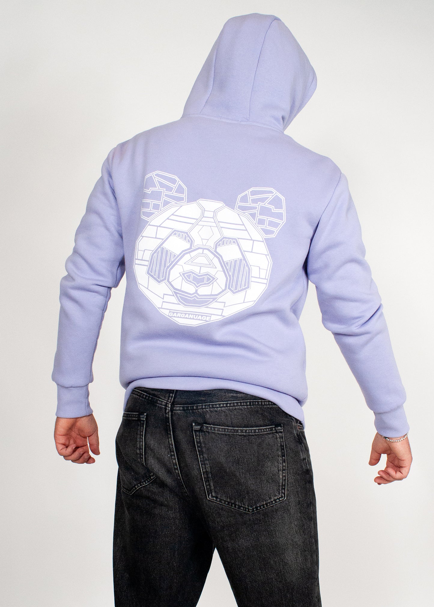 Hoodie Jungle Panda - Lilla