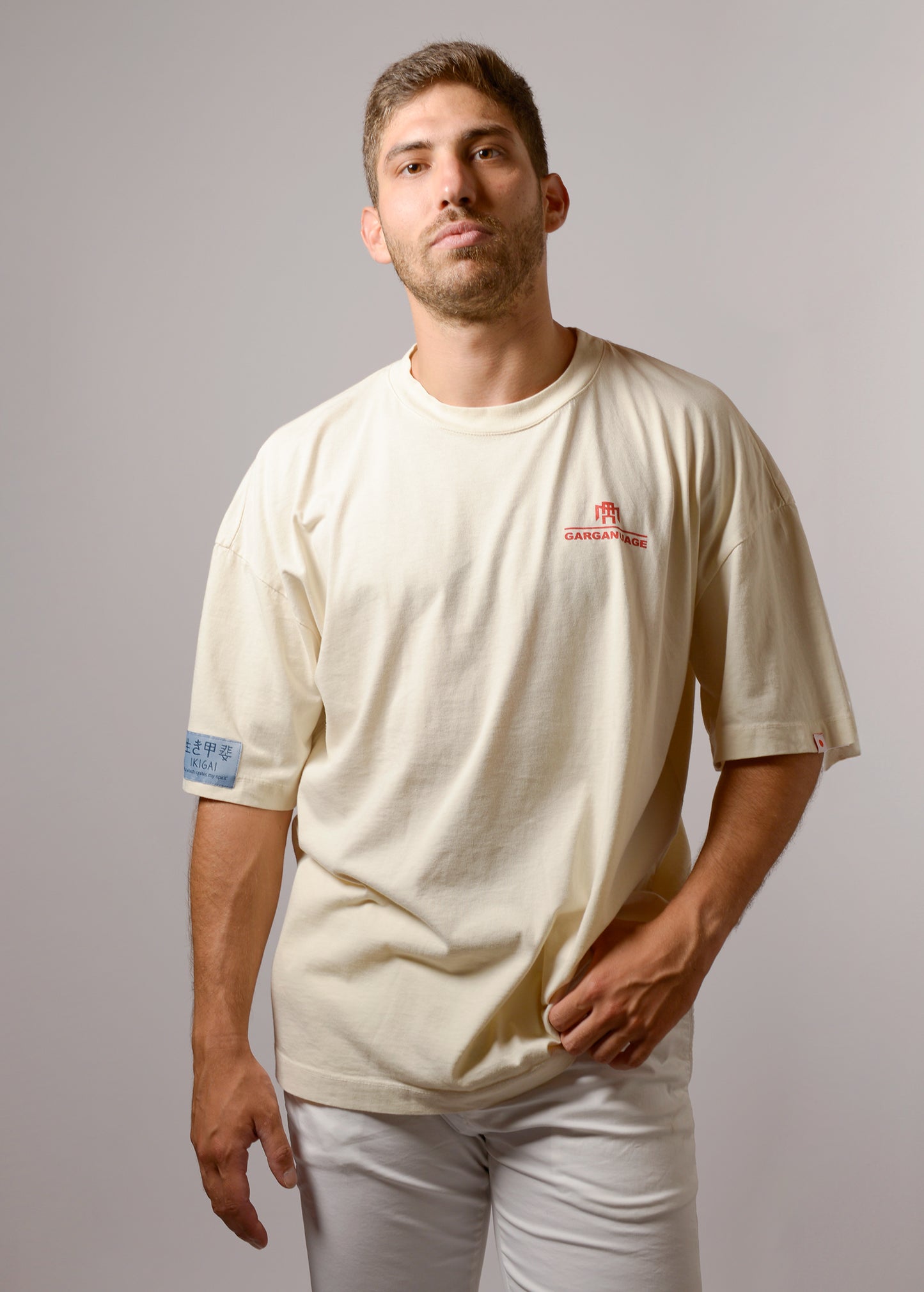 T-Shirt Over Ikigai Torii - Beige