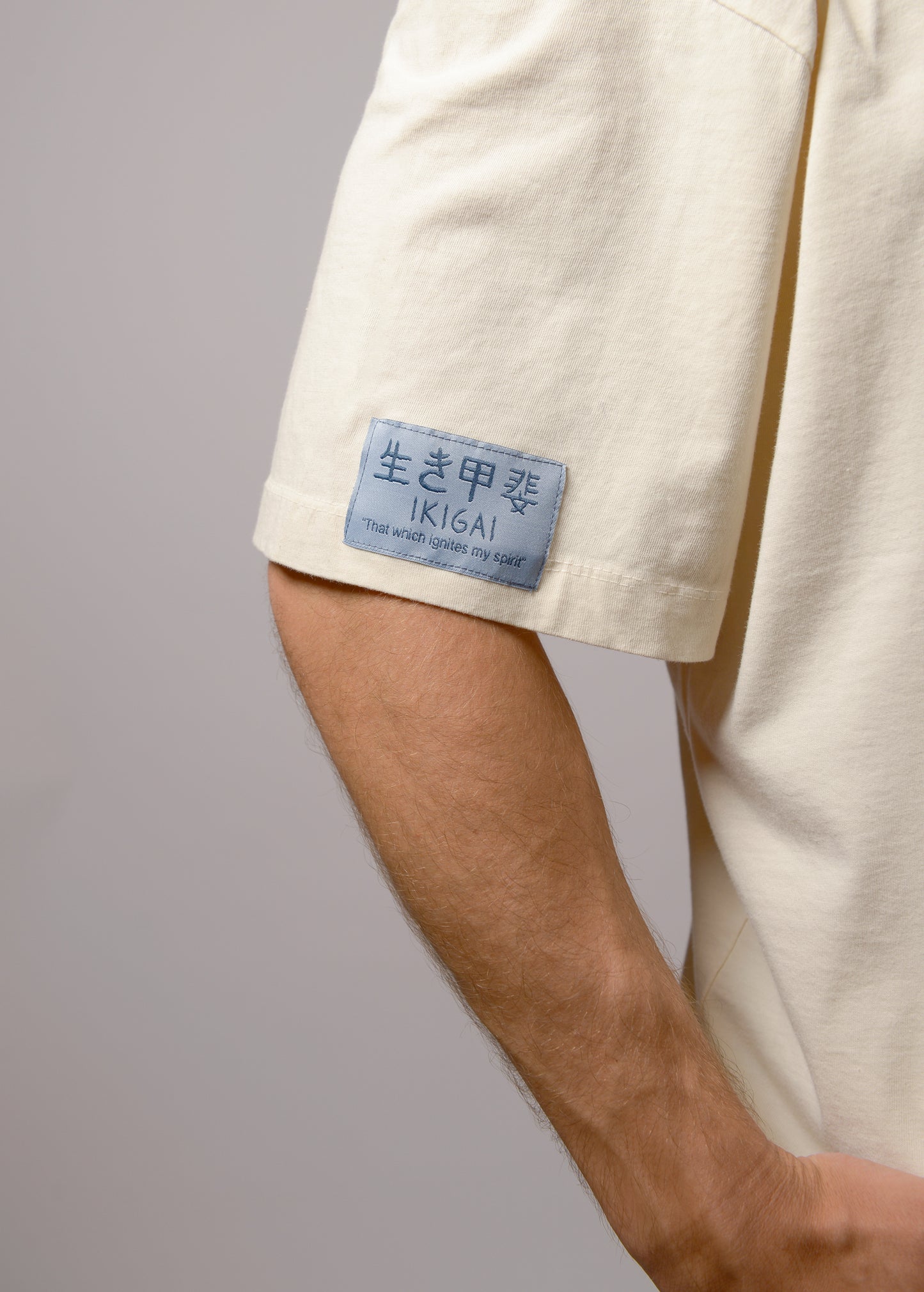 T-Shirt Over Ikigai Torii - Beige