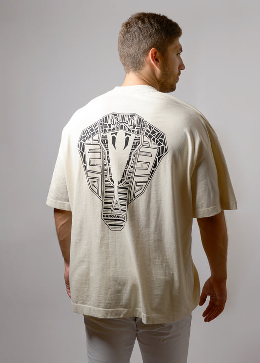 T-Shirt Over Jungle Cobra - Beige