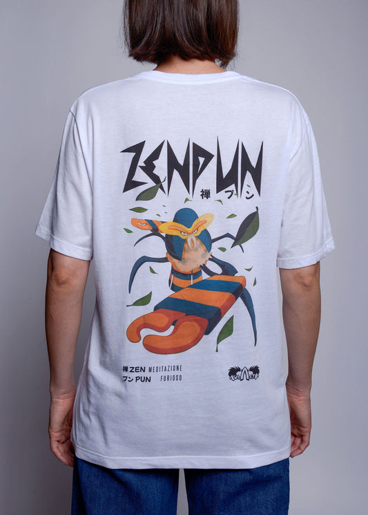 T-shirt Asmaeda Zenpun - Bianca
