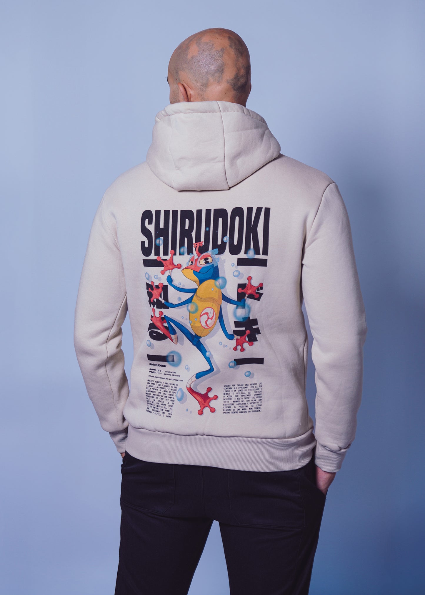 Hoodie Asmaeda Shirudoki - Sabbia