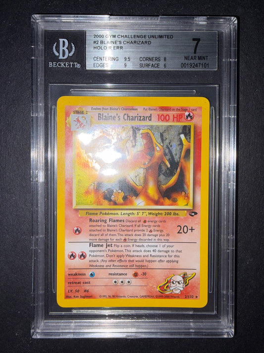 Blaine’s Charizard BGS 7