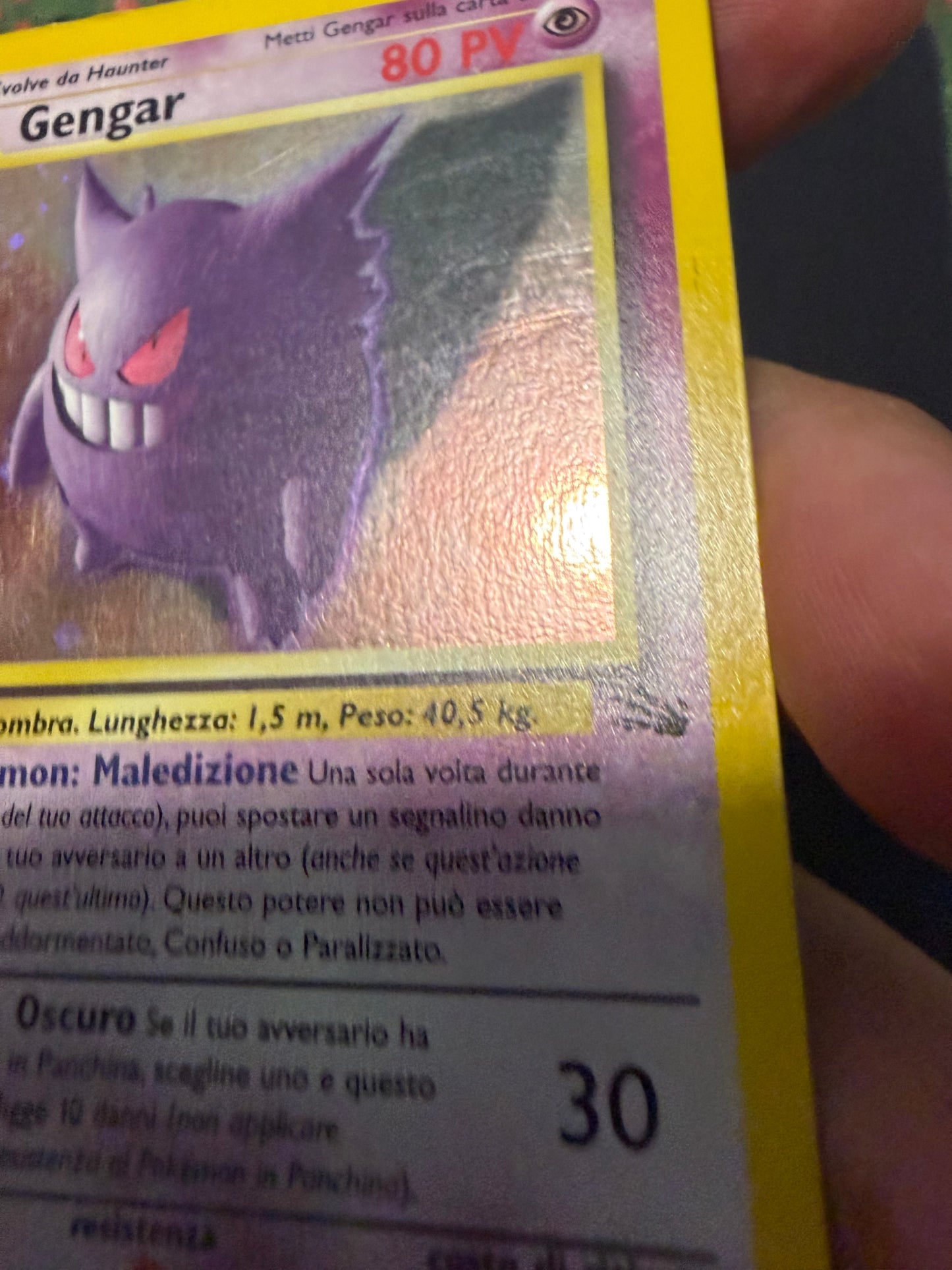 Gengar Holo 5/62 1º edizione
