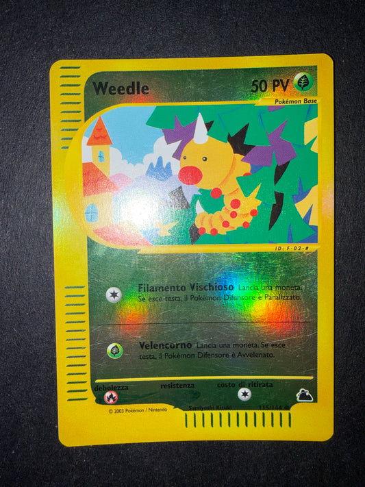 Weedle 115/144 reverse Holo