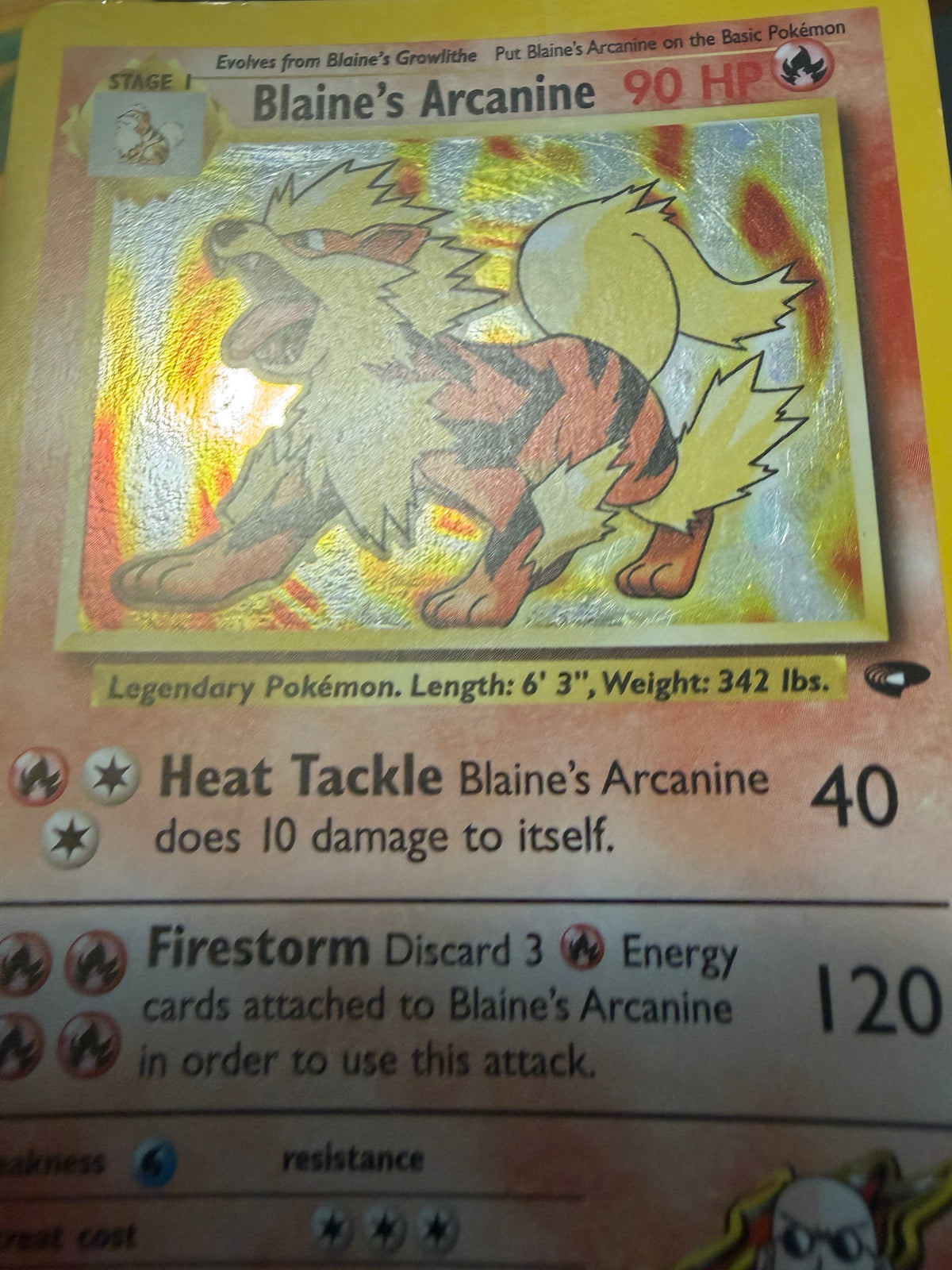 Blaine’s Arcanine 1/132