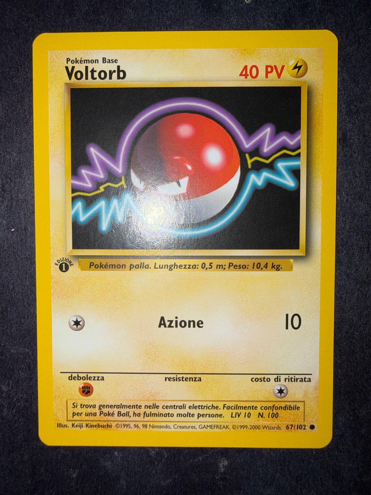 Voltorb 67/102 1º edizione