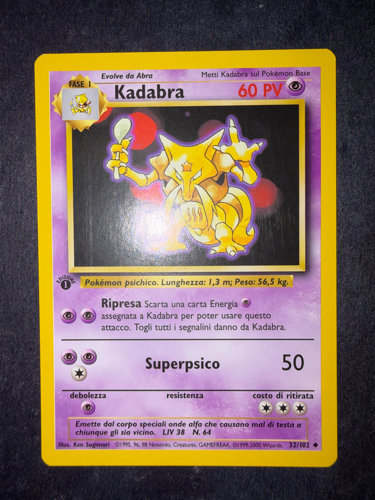 Kadabra 29/102 1º edizione