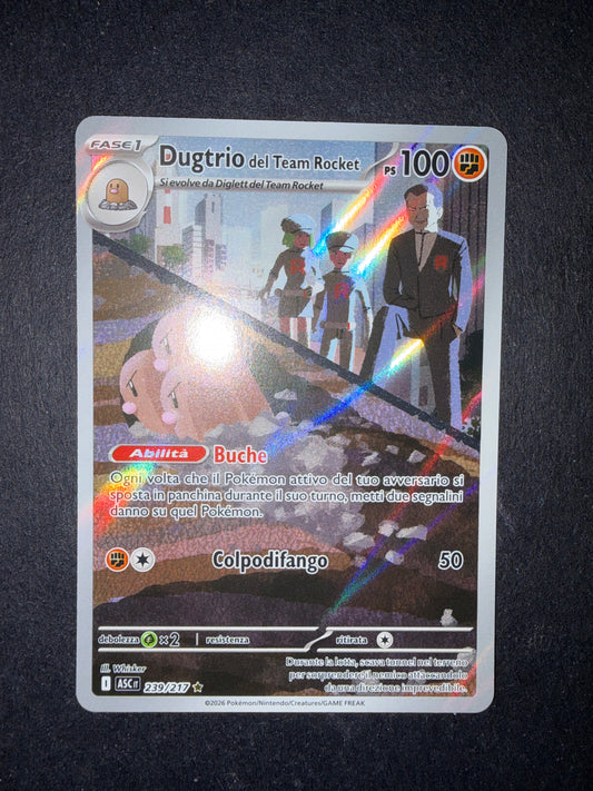 Dugtrio del Team Rocket(Illustration Rare | 239/217)