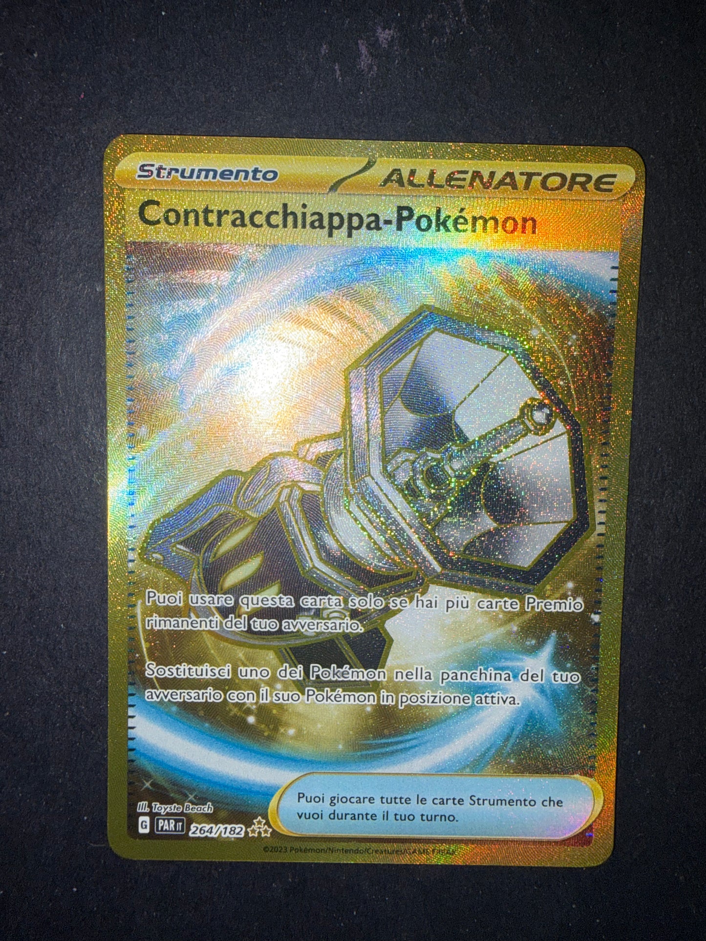 Contracchiappa-Pokémon(Gold Secret Rare | 264/182)