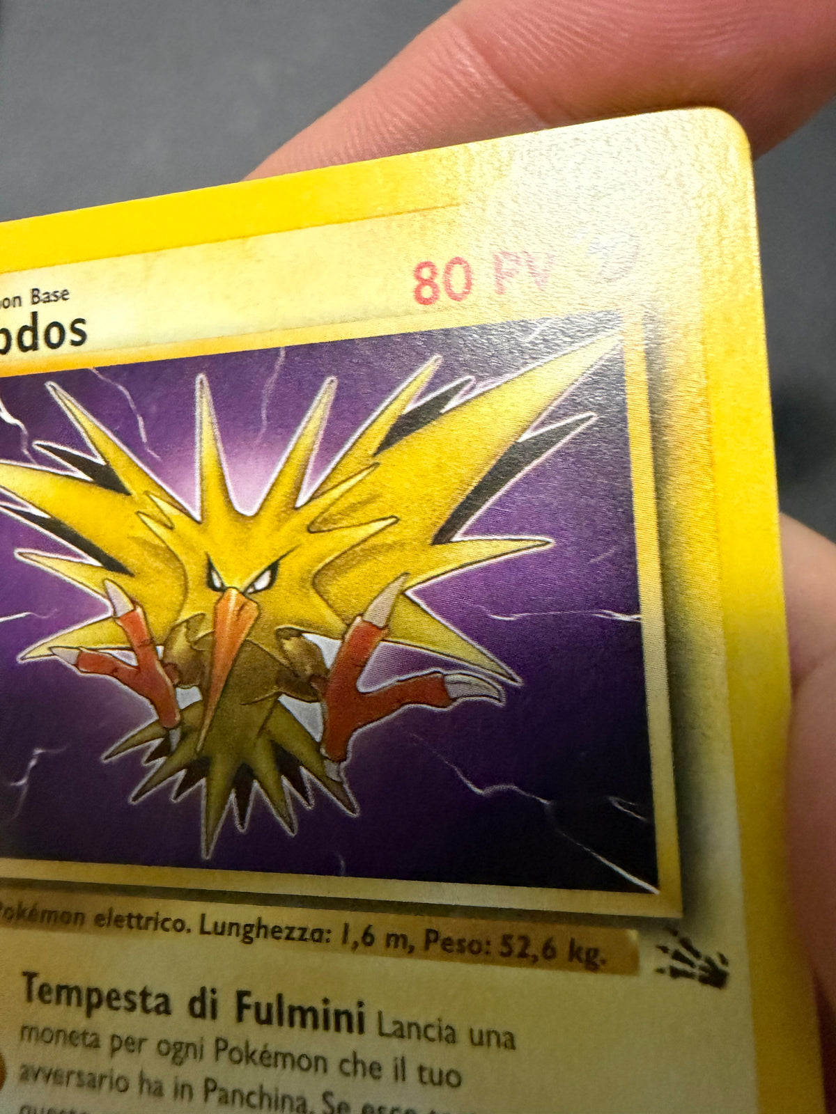 Zapdos 30/62 1º edizione