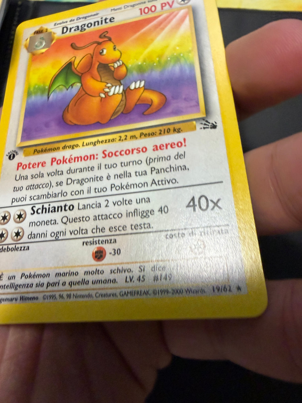 Dragonite 19/62 1º edizione