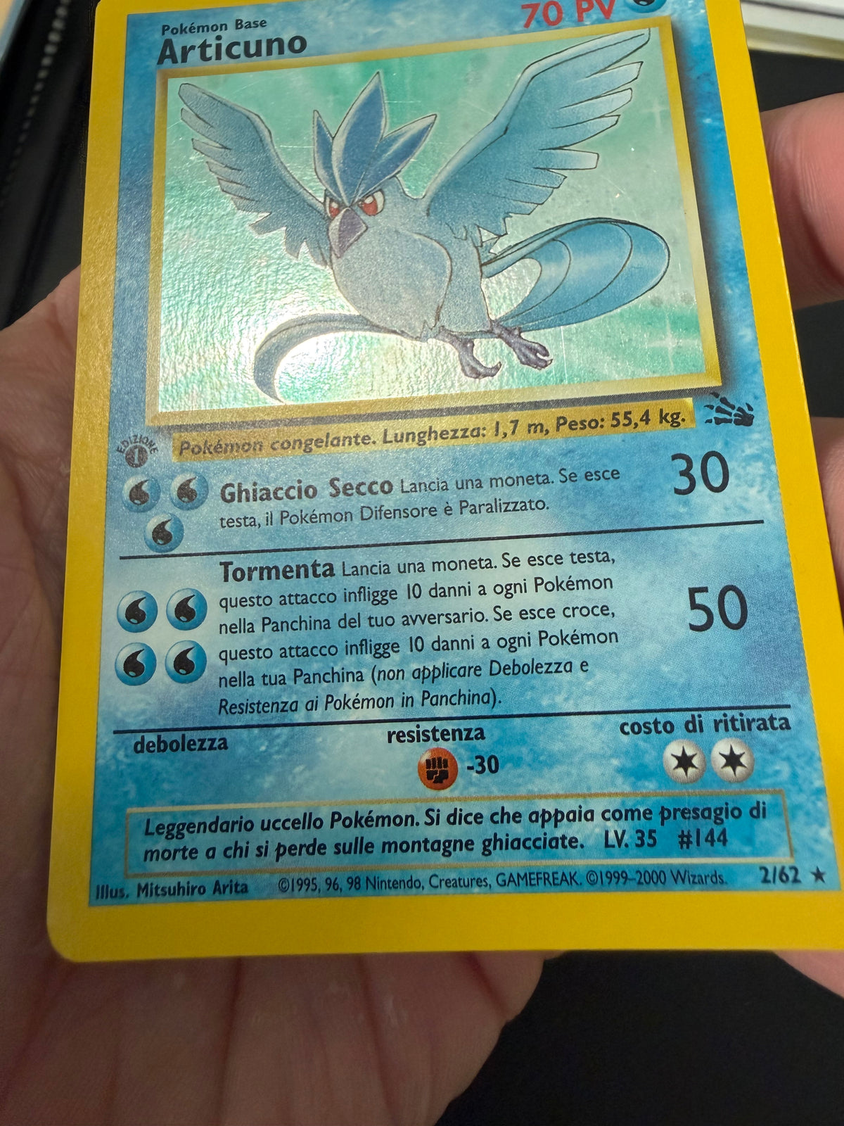 Articuno 2/62 1º edizione