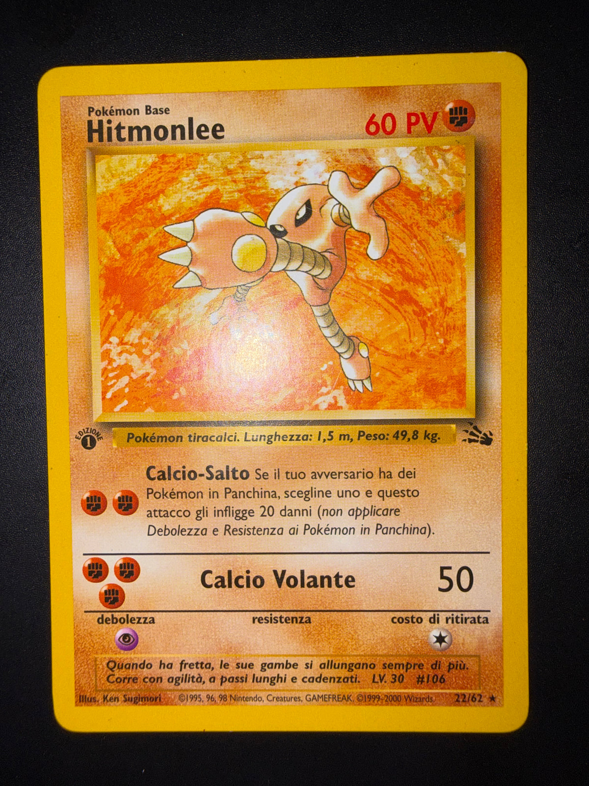 Hitmonlee 22/62 1º edizione