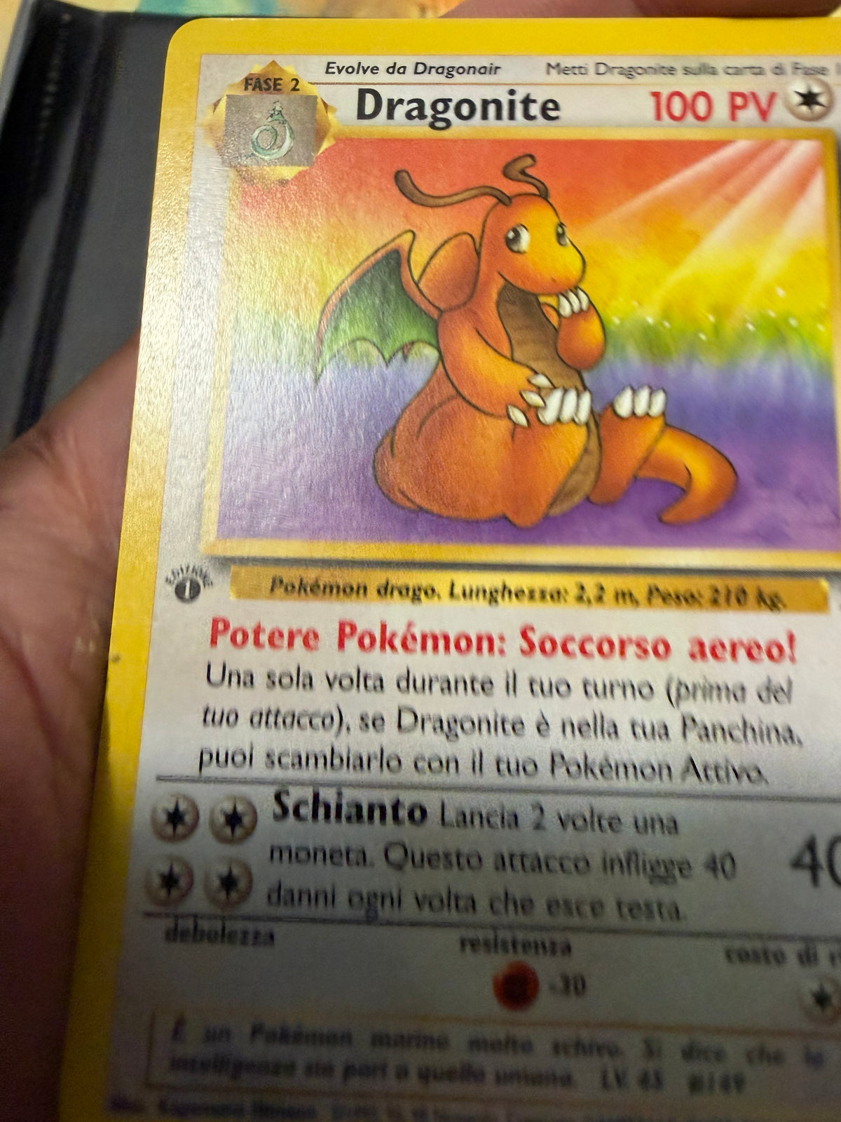 Dragonite 19/62 1º edizione