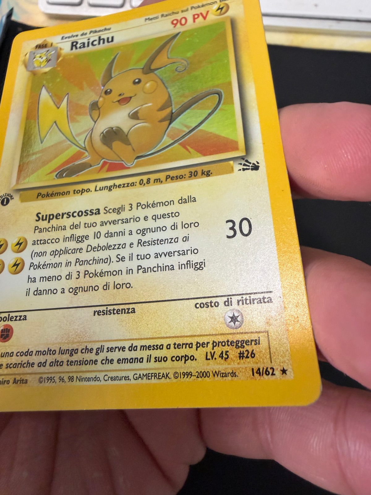 Raichu 14/62 1º edizione