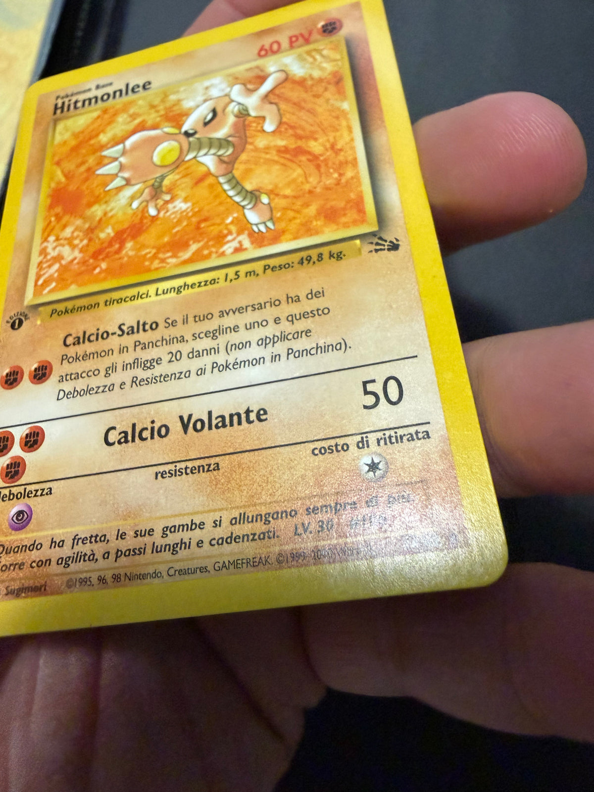 Hitmonlee 22/62 1º edizione