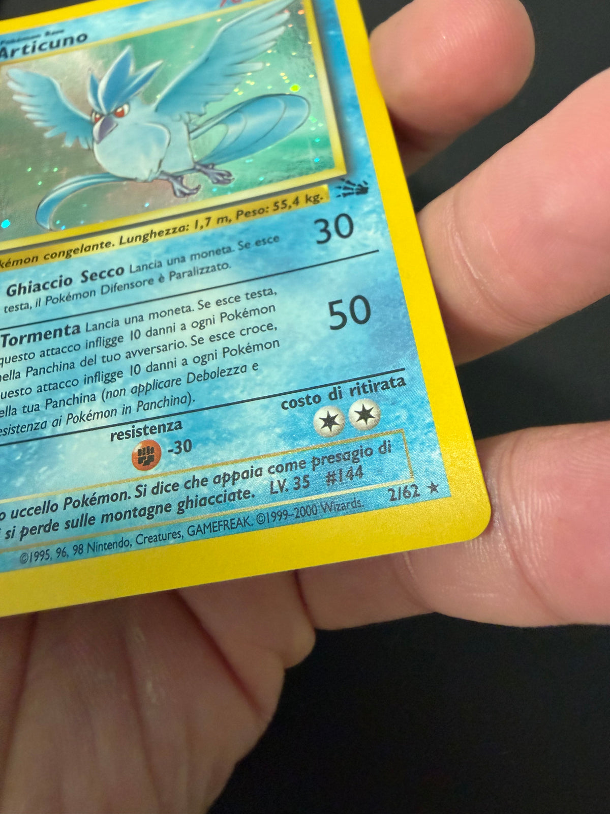 Articuno 2/62 1º edizione