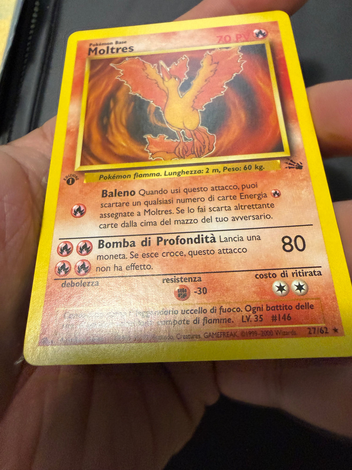 Moltres 27/62 1º edizione