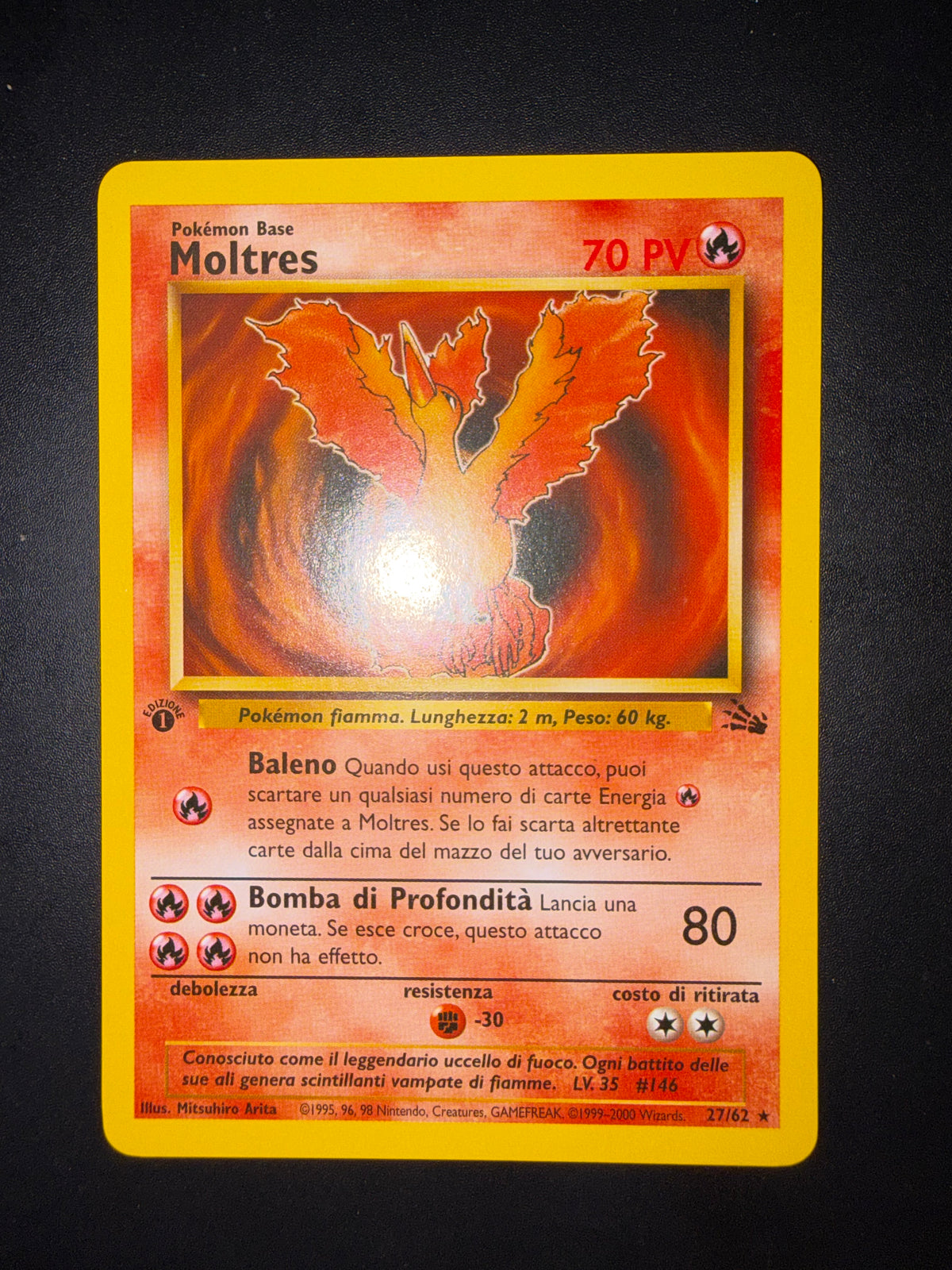 Moltres 27/62 1º edizione