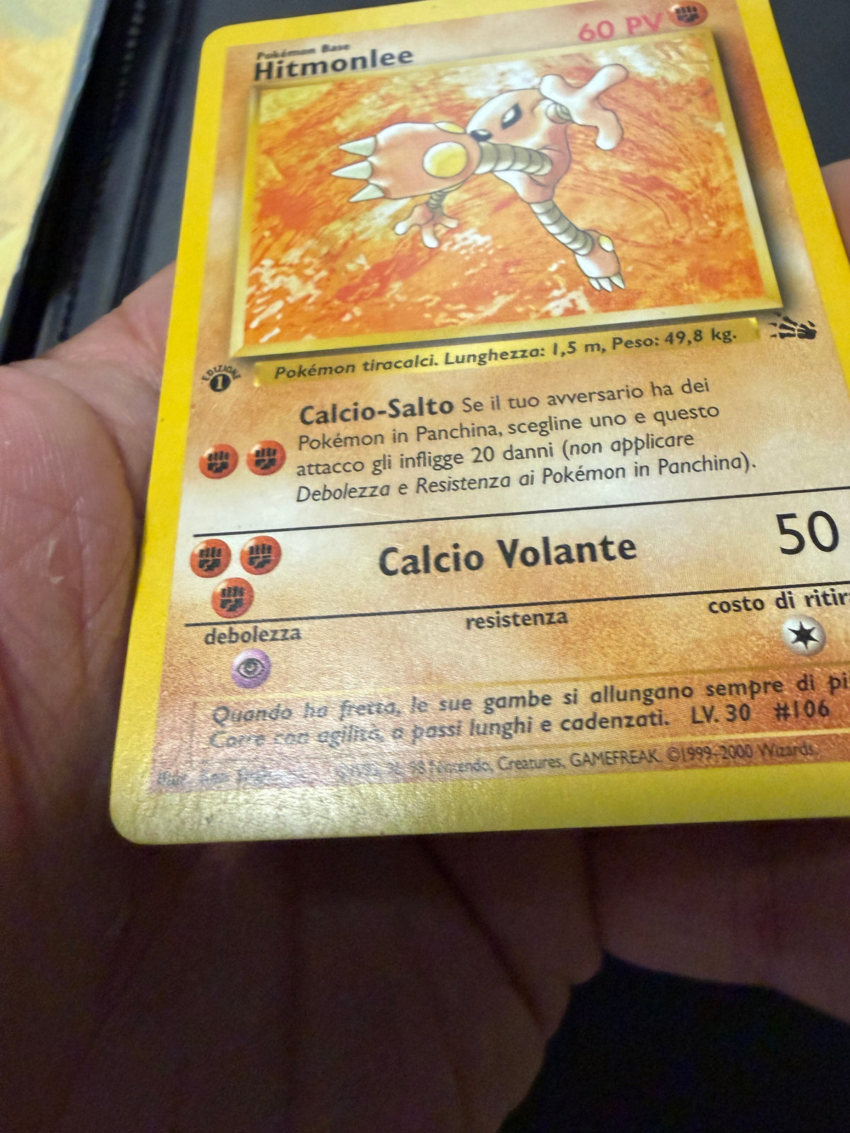 Hitmonlee 22/62 1º edizione