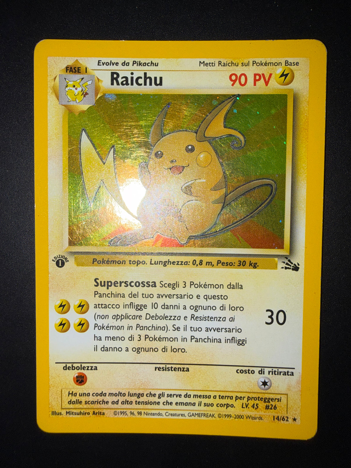 Raichu 14/62 1º edizione