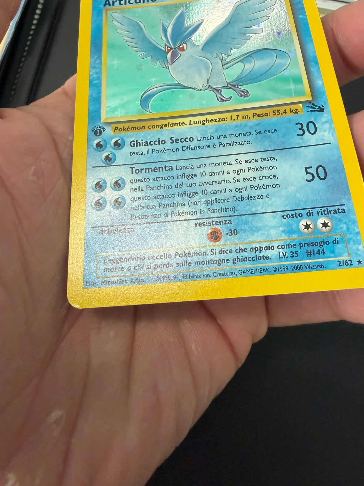 Articuno 2/62 1º edizione
